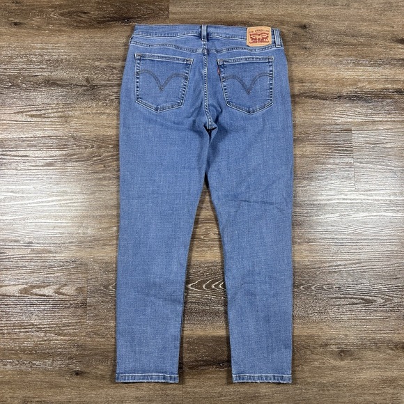 Levi's Boyfriend Jeans Women's Size 30 Blue Relaxed Straight Denim Casual - Picture 1 of 11